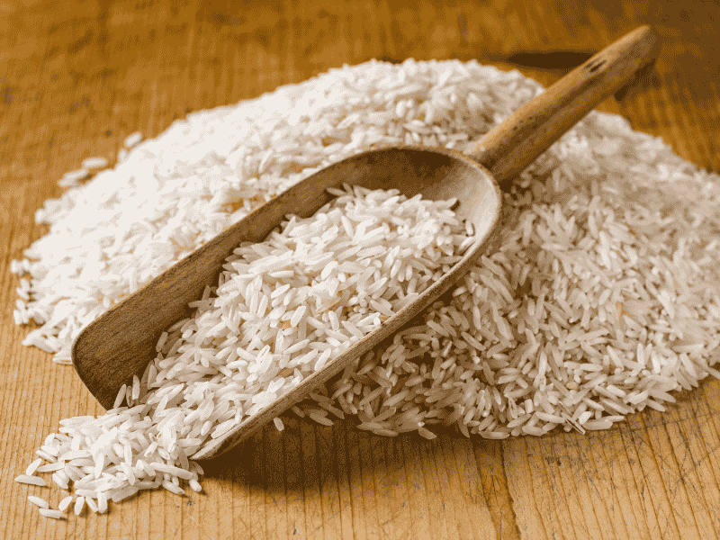 Long-grain rice quality check for wholesale food distribution